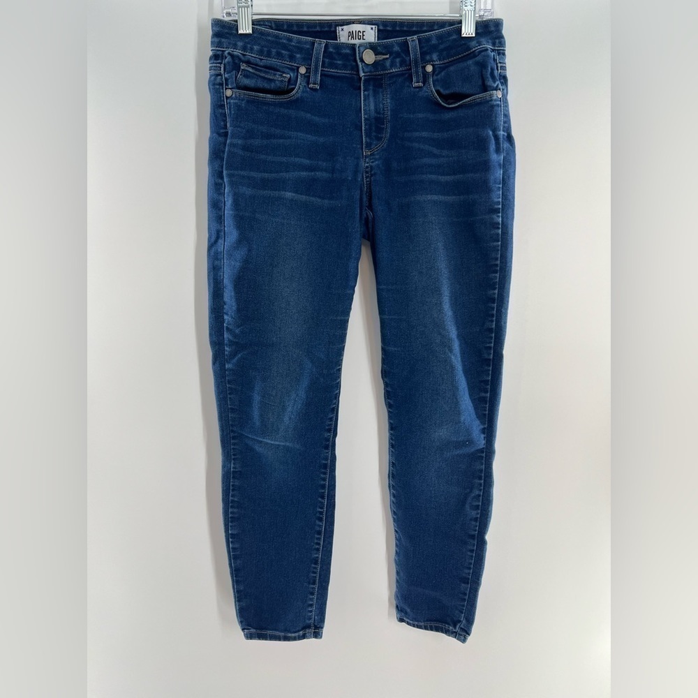 PAIGE VEROUGO CROP JEANS SIZE 28